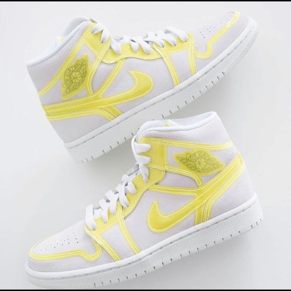 nike air jordan 1 mid lx opti yellow